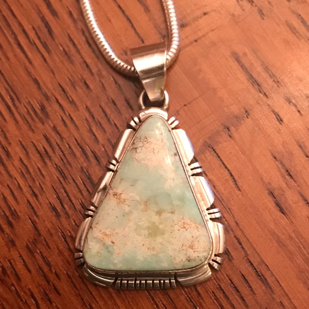 Native American Dry Creek Turquoise Pendant